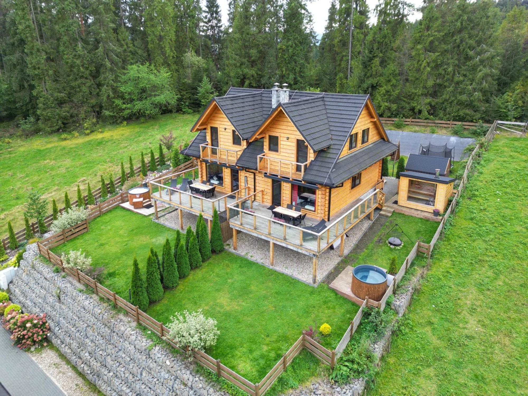 Lk Resort Lapsze Domy Z Prywatna Balia I Sauna Лапше-Нижне Экстерьер фото